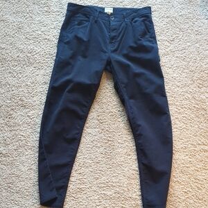 Todd Snyder Dark Navy Button-Front Pants